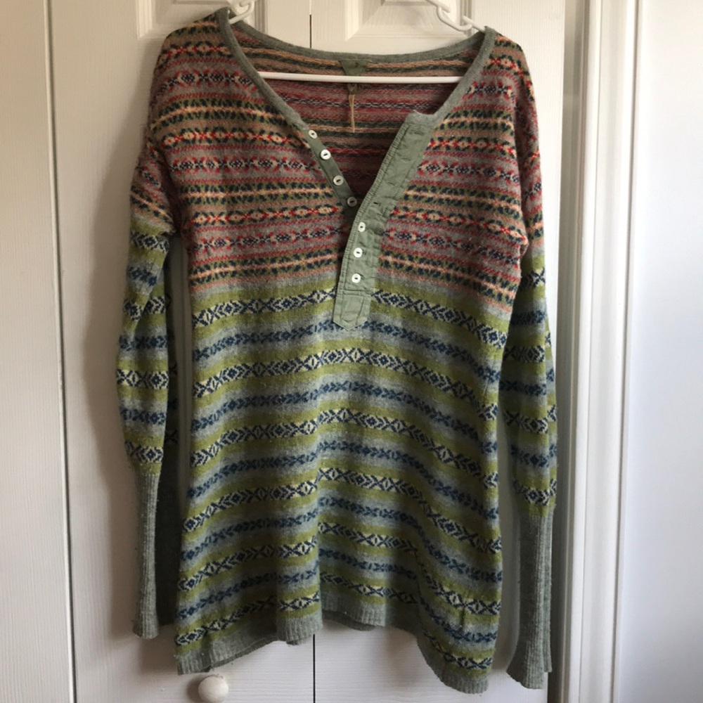 Free People Tunic Sweater size Medium